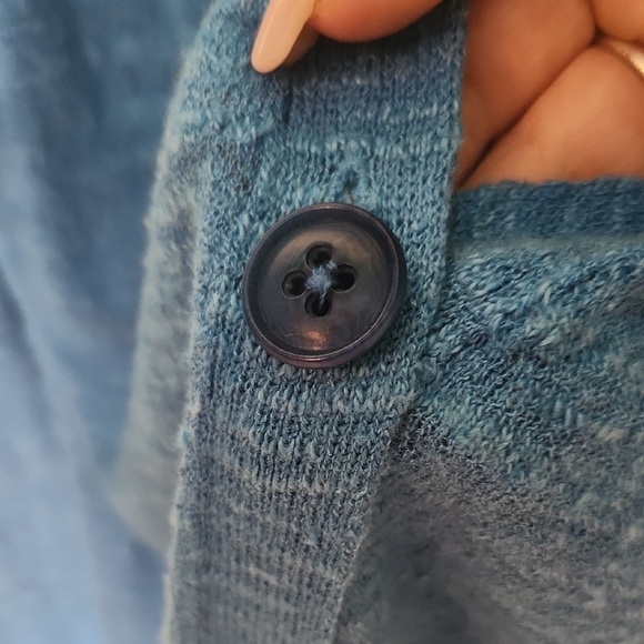Lucky Brand Blue Cardigan Sweater - Picture 7 of 7